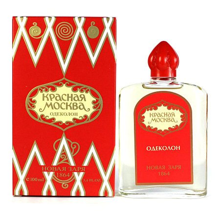 НОВАЯ ЗАРЯ одеколон красная москва б/футляра 100мл